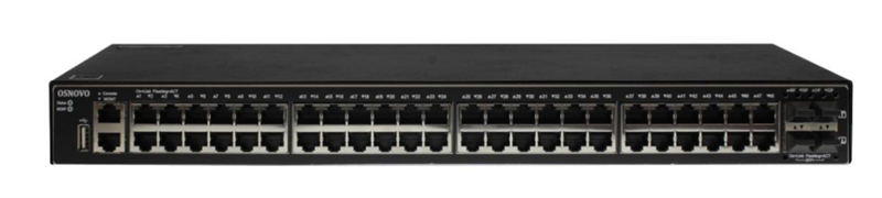Стекируемый коммутатор OSNOVO SW-48G4X-L3ST (ПРОЕКТНАЯ ДОП СКИДКА) Управляемый стекируемый L3 коммутатор Gigabit Ethernet на 48xRJ45 + 4x10G SFP+ Uplink. Порты: 48 x GE (10/100/1000Base-T) + 4 x 1G/10G SFP+ Uplink, консольн