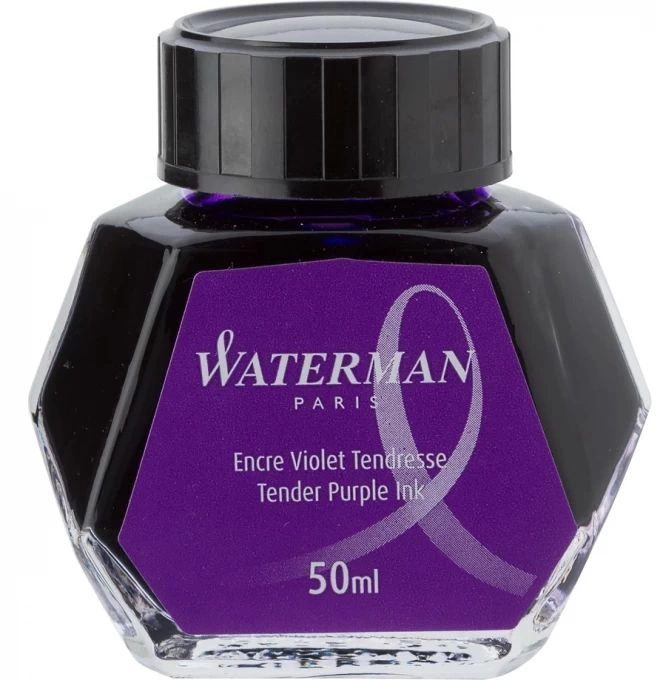 Флакон с чернилами Waterman (S0110750) Tender Purple чернила 50мл для ручек перьевых