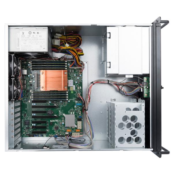 Корпус InWin IW-R400-01N ________________ /USB3.0*2/Rear fan 8025mm 4200RPM*2/Front fan 8025mm 4200RPM*2/Front door/Air filter for front door