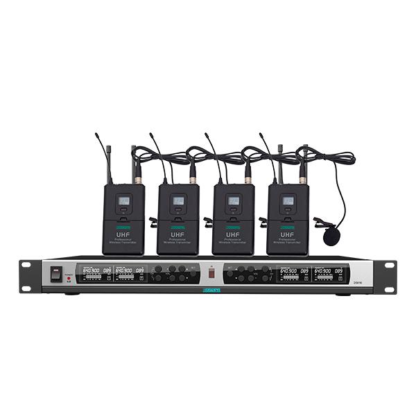 Радиосистема Беспроводная микрофонная система True Diversity UHF (4 микрофона клипсового типа)