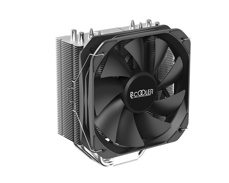 Кулер для процессора PCCooler Paladin 400 S115X/1200/1700/AM4 (20 шт/кор, TDP 200W, 130mm PWM FAN, 4 тепловые трубки 6мм, 800-1600RPM, 18-28,6dBa)