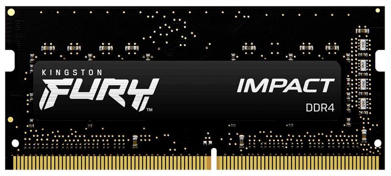 Оперативная память Kingston 32GB 3200MHz DDR4 CL20 SODIMM FURY Impact, 1 year