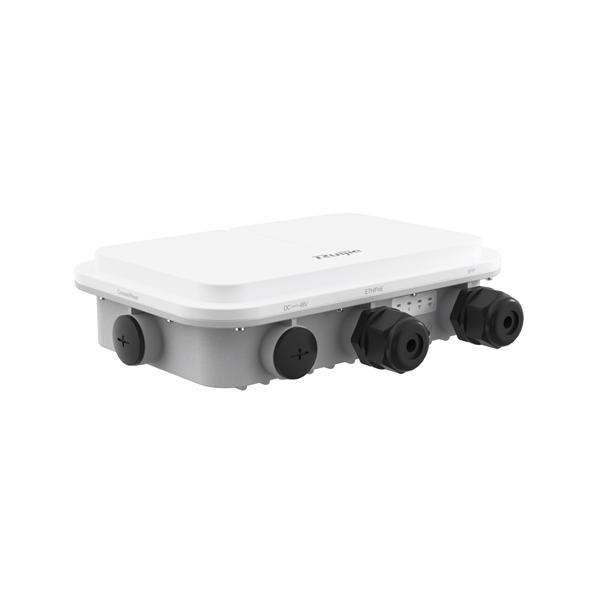 Точка доступа Ruijie Ruijie  Wi-Fi  6  (802.11ax)  outdoor  wireless  access  point,  dual-band  dual-radio,  up  to  575Mbps@2.4G, 1200Mbps@5G and 1775Mbps per AP, 4 spatial streams, built-in directional  antenna,