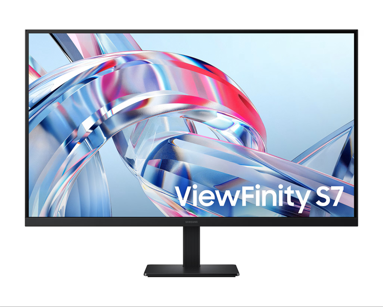 Монитор Samsung 27" ViewFinity S7 S27H700EAI IPS LED 16:9 3840x2160x60Hz 5ms 300cd 3000:1 1,07 млрд 178/178 DP; HDMI; Tilt; VESA; Black