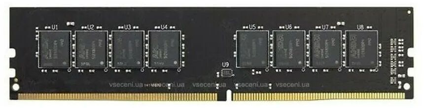 Модуль памяти AMD Radeon™ R7 Performance Series Black R7416G2400U2S-U 16GB DDR4 2400 DIMM Non-ECC, CL16, 1.2V, RTL (181760)