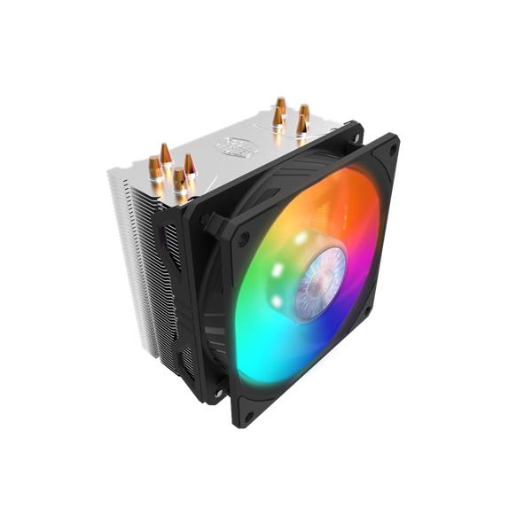 Кулер для процессора Cooler Master Hyper 212 Spectrum V2 (150W, 4-pin, 157mm, tower, Al/Cu, RGB, fans: 1x120mm/62CFM/27dBA/1800rpm, 1700/1200/115x/AM4)