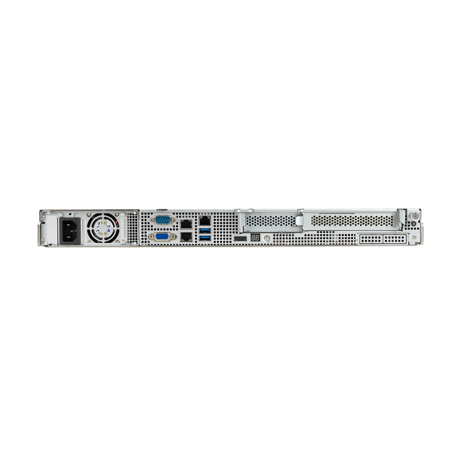 Серверная платформа ASUS RS300-E11-PS4 Rack 1U,1xSocket LGA 1200,4xUDIMM(3200/2933/2666),4xLFF SATA/SAS(upto2xNVMe),2x1GbE,1x350W,ASMB10-iKVM