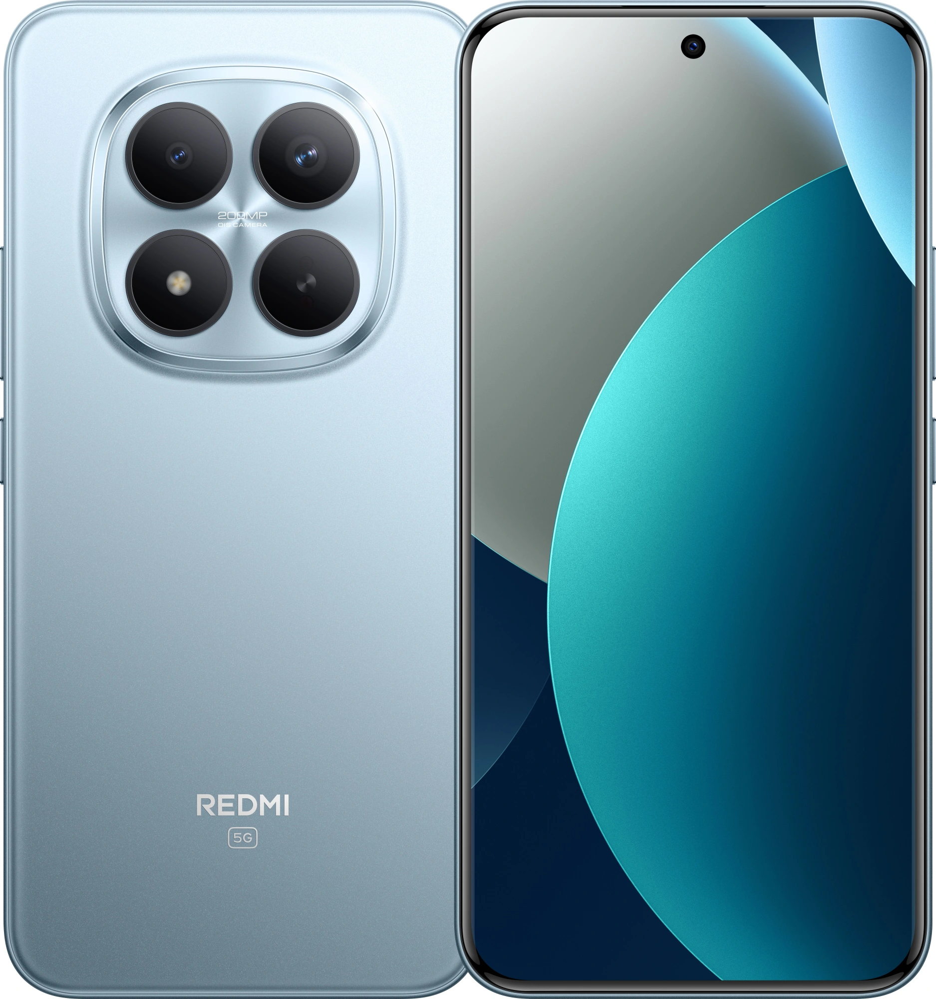 Смартфон Xiaomi Redmi Note 15 Pro+ 5G 512Gb 12Gb голубой моноблок 3G 4G 2Sim 6.83" 1280x2772 Android 15 200Mpix 802.11 a/b/g/n/ac/ax NFC GPS GSM900/1800 GSM1900 Protect