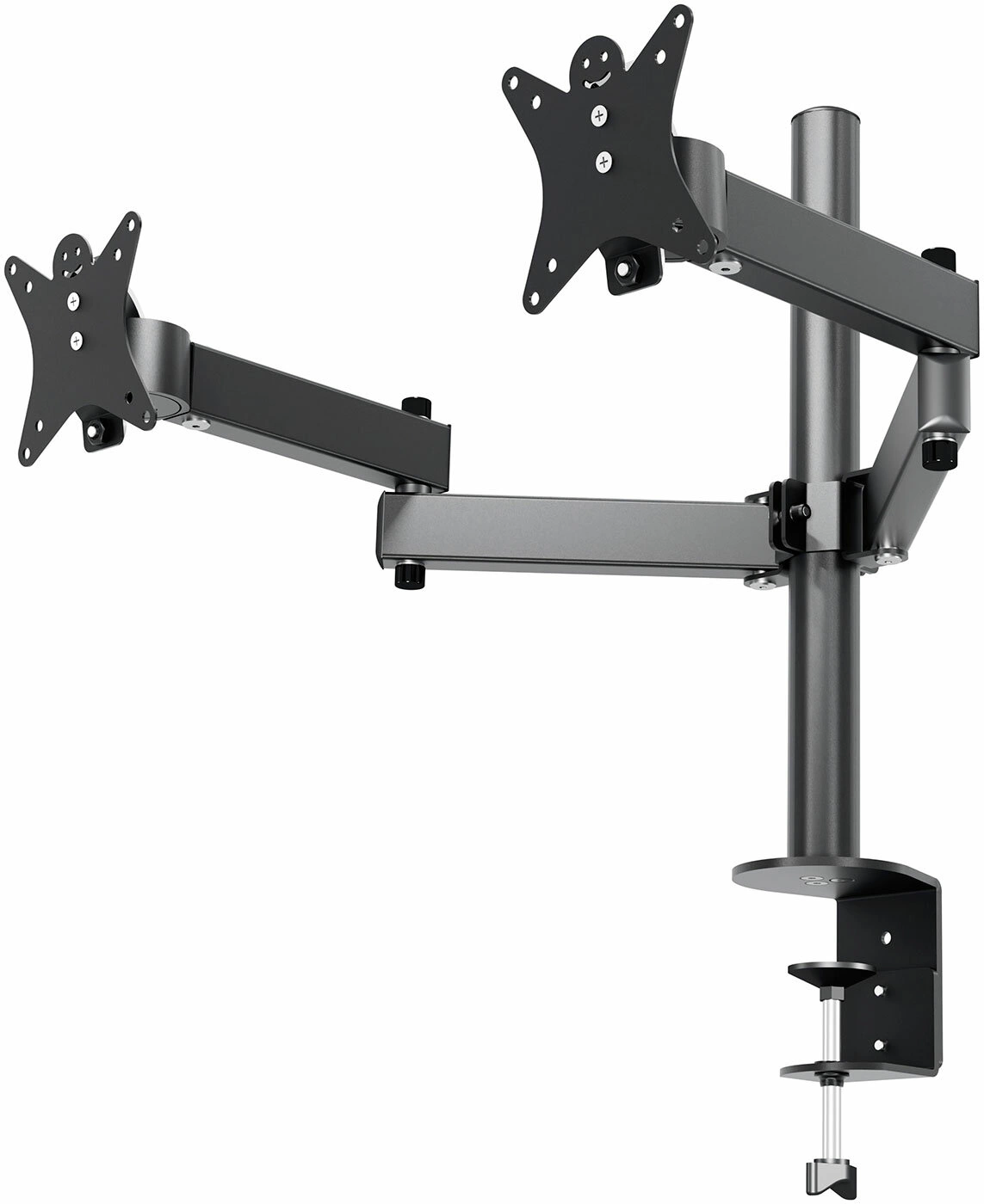 Кронштейн для мониторов Holder MDS-SU203-B черный 13"-32" макс.8кг настольный поворот и наклон верт.перемещ.
