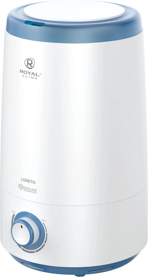 Увлажнитель воздуха Royal Clima RUH-LT300/3.5M-BU 23Вт (ультразвуковой) белый/голубой Увлажнитель воздуха Royal Clima RUH-LT300/3.5M-BU 23Вт (ультразвуковой) белый/голубой