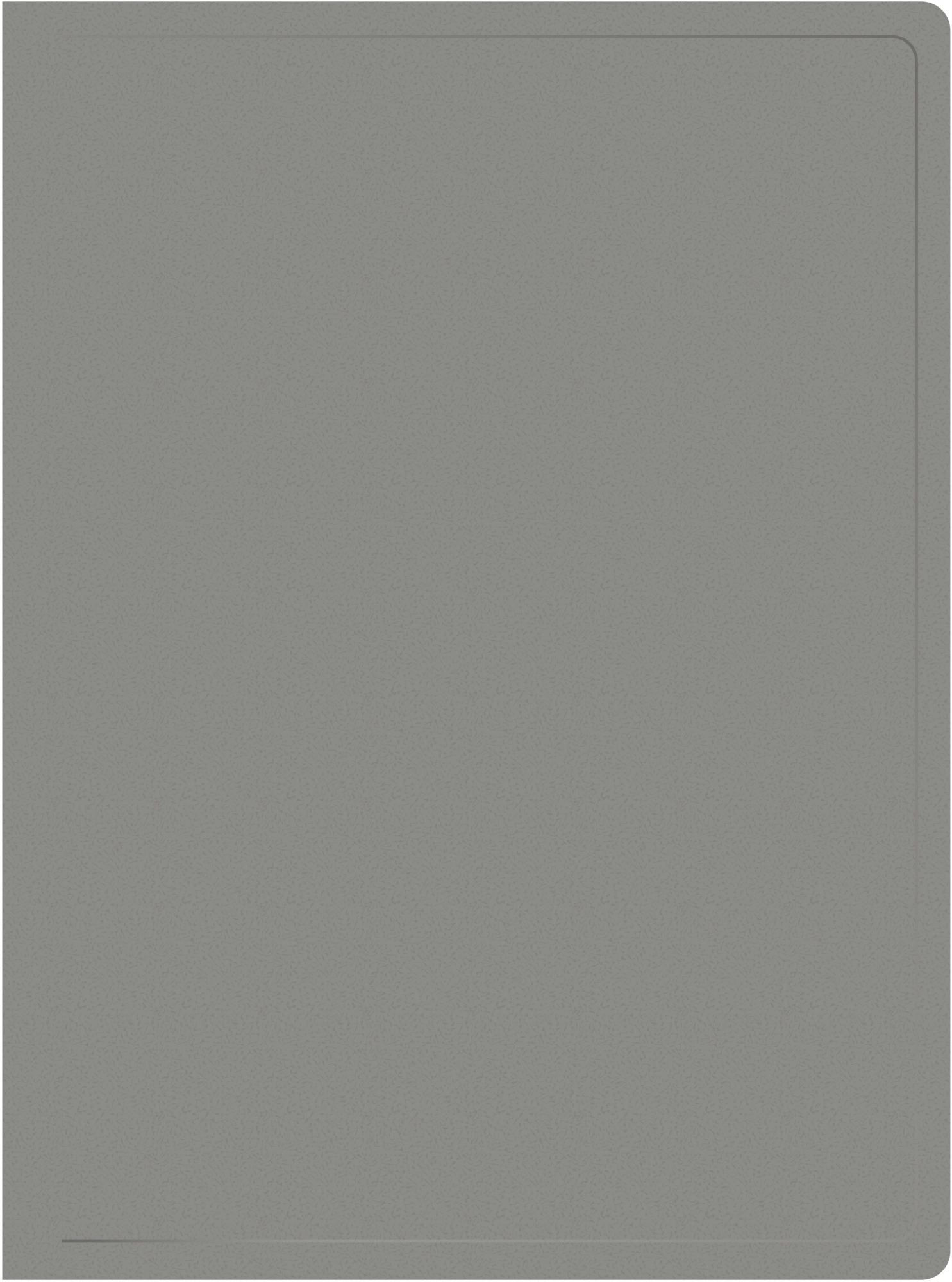 Папка с 40 прозр.вклад. Silwerhof SE-V40GREY A4 пластик 0.5мм серый