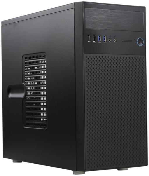 Корпус Mini Tower InWin ENR708 Black 450W  RB-S450T7-0  2*USB 3.0+2*USB 2.0+Audio mATX