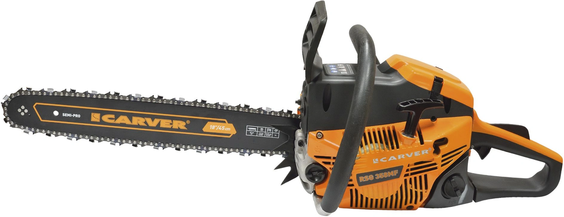 Бензопила Carver 358MF 2.2Вт 3л.с. дл.шины:18" (45cm) (01.004.00060) Бензопила Carver 358MF 2.2Вт 3л.с. дл.шины:18" (45cm) (01.004.00060)