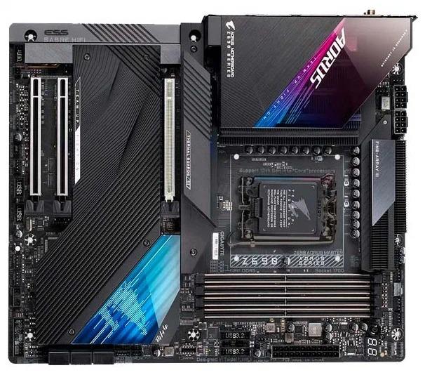 Материнская плата GIGABYTE Z690 AORUS MASTER, LGA1700, Z690, 4*DDR5, DP+HDMI,  6 SATA 6 Гб/с, M2, Audio, Gb LAN, USB 3.2, Type C, ATX