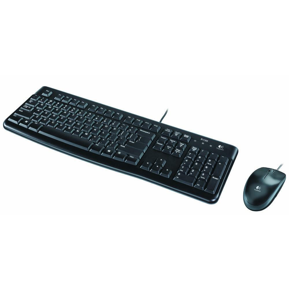 Клавиатура+мышь Logitech Desktop MK120, (Keybord&mouse), USB, [920-002561]