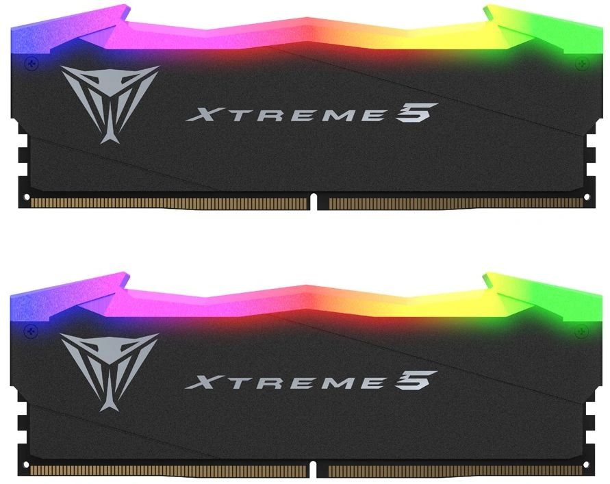 Память DDR5 2x16GB 6400MHz Patriot PVXR532G64C32K Viper Xtreme 5 RGB RTL Gaming PC5-51200 CL32 DIMM 288-pin 1.4В с радиатором Ret