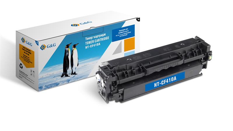 Картридж Cartridge G&G 410A для HP CLJ M377/M452/M477, with chip (2300стр.), черный (замена CF410A)