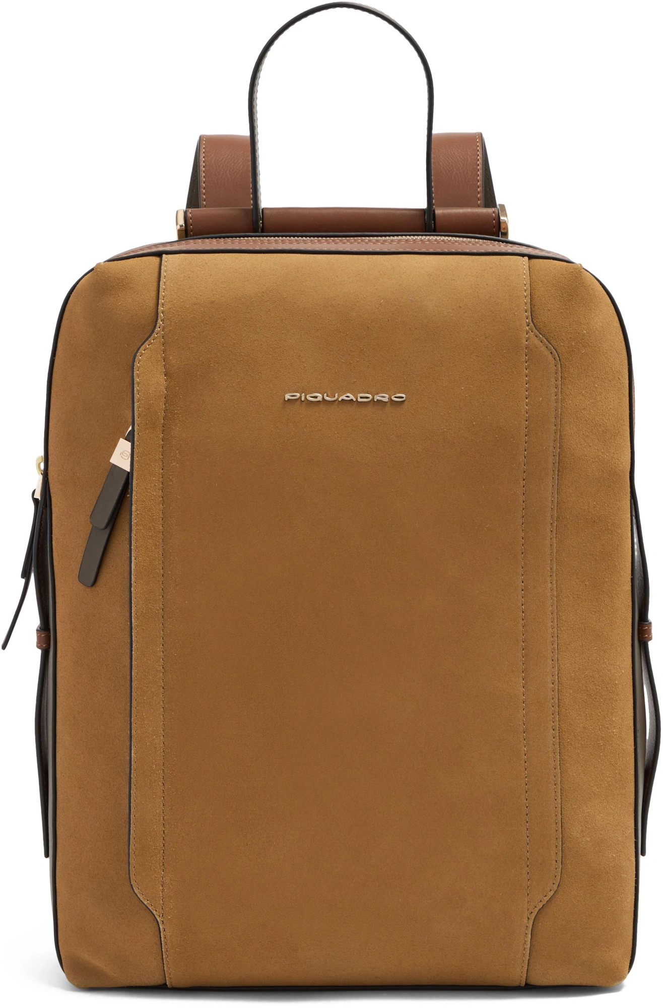 Рюкзак женский Piquadro Circle CA4576W92/SAVES песочный/зеленый замша/натур.кожа Рюкзак женский Piquadro Circle CA4576W92/SAVES песочный/зеленый замша/натур.кожа