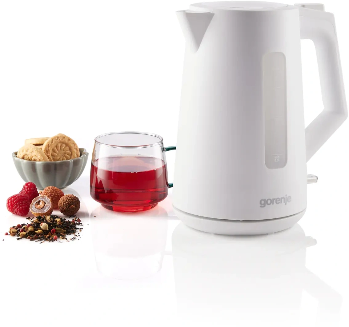 Чайник электрический Gorenje K17OPW 1.7л. 2200Вт белый корпус: пластик Чайник электрический Gorenje K17OPW 1.7л. 2200Вт белый корпус: пластик
