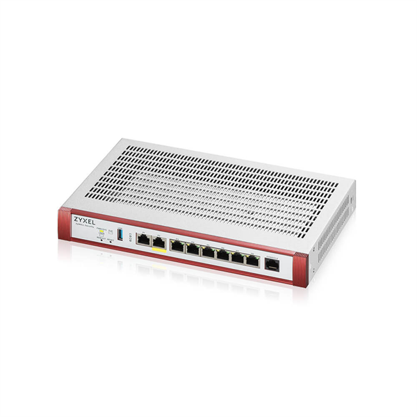 Маршрутизатор Zyxel USG FLEX 200HP с подпиской Gold на 1 год (AV, CF, IDP/DPI, Sandboxing, SecuReporter, Secure Wi-Fi, 40 AP), Rack, 1xRJ-45: 1/2.5G (LAN/WAN), 1xRJ-45: 1/2.5G PoE+ (LAN/WAN)