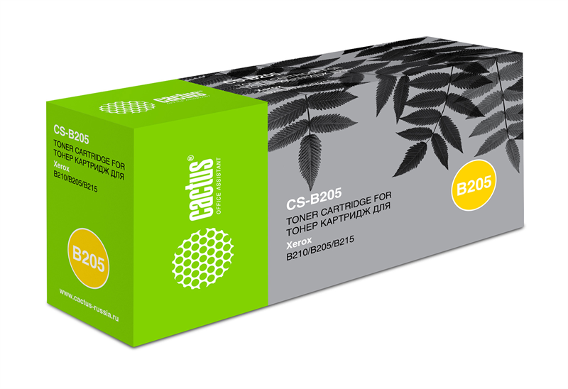 Картридж лазерный Cactus CS-B205 106R04348 черный (3000стр.) для Xerox B205/210/215 Multifunction printer Картридж лазерный Cactus CS-B205 106R04348 черный (3000стр.) для Xerox B205/210/215 Multifunction printer