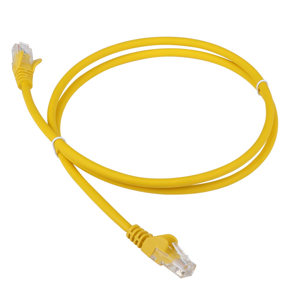 Патч-корд Патч-корд LANMASTER LSZH UTP кат.6, 0.3 м, жёлтый Патч-корд Патч-корд LANMASTER LSZH UTP кат.6, 0.3 м, жёлтый