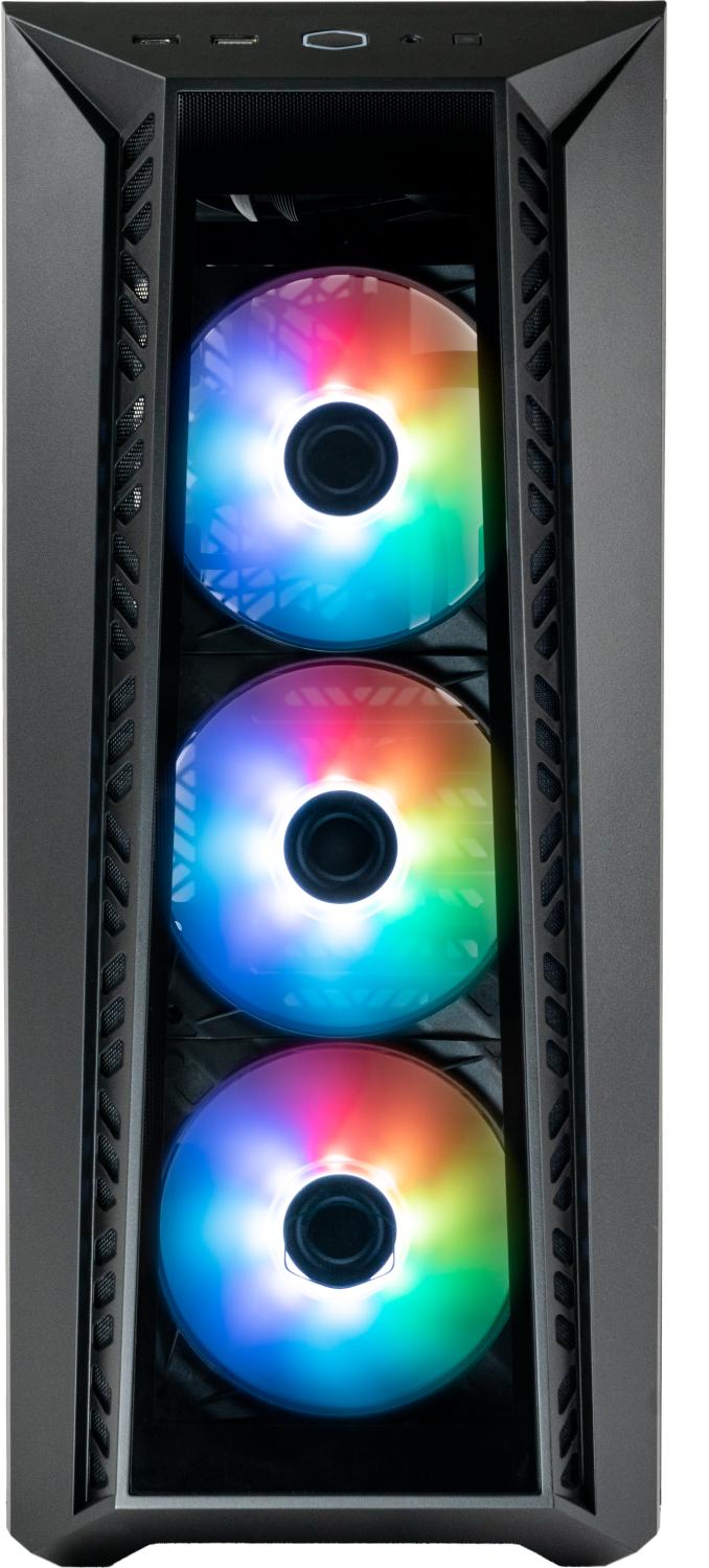 Корпус Cooler Master MasterBox 520 U3x1, U3.1type Cx1, Audio, ARGB fanx3, front TG panel
