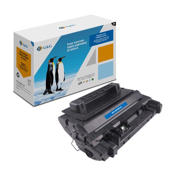 Картридж Cartridge G&G 81A для HP LJ M630/M604/M605/M606, with chip (10 500) (замена CF281A)