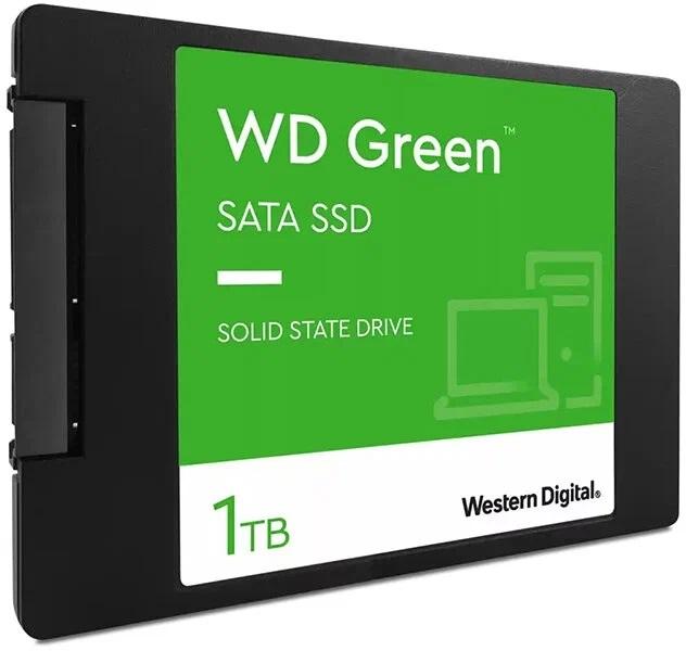 Твердотельный накопитель Western Digital SSD Green 1Tb SATA 2,5”/7мм 3D NAND WDS100T3G0A, 1 year