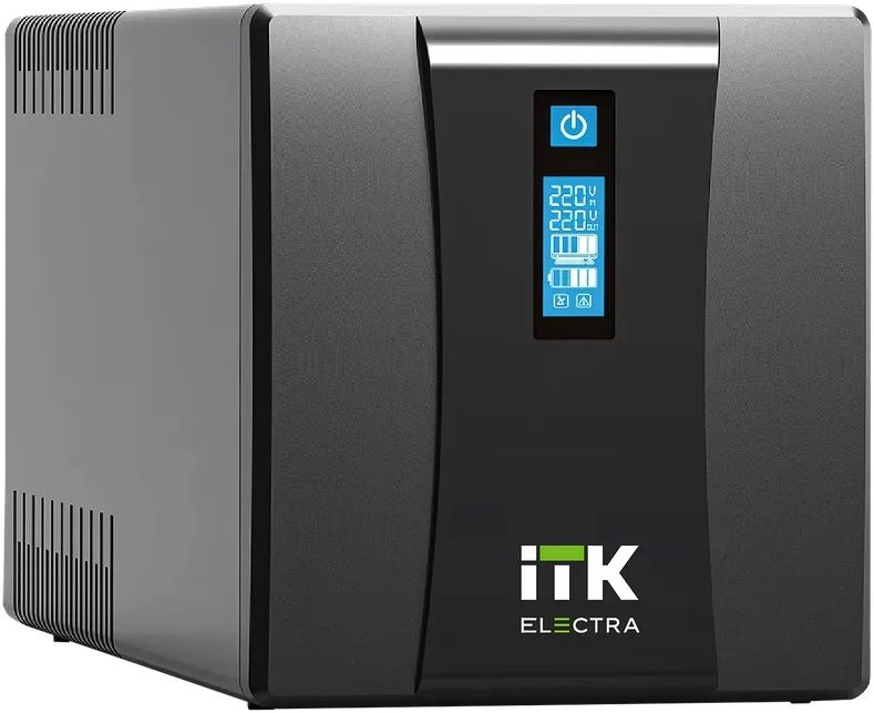 Источник бесперебойного питания ITK Electra EET-1200VA-1-002 720Вт 1200ВА черный Источник бесперебойного питания ITK Electra EET-1200VA-1-002 720Вт 1200ВА черный