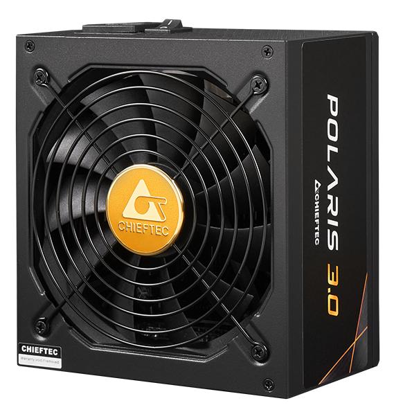 Блок питания Chieftec Polaris 3.0 PPS-1050FC-A3 (ATX 3.0, 1050W, 80 PLUS GOLD, Active PFC, 140mm fan, Full Cable Management, Gen5 PCIe) Retail