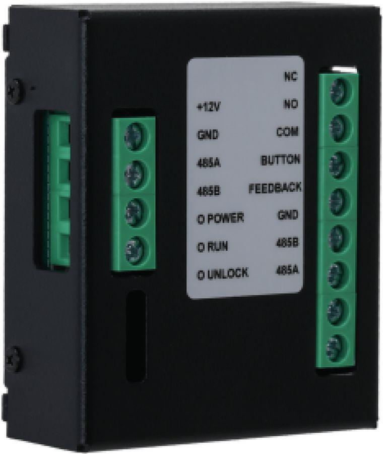Домофония DAHUA Модуль расширения контроля доступа;Подключение по RS-485.Работа с электромеханическими или электромагнитными замкам.3 индикатора состояния, устройство включено или выключено и состояние двери