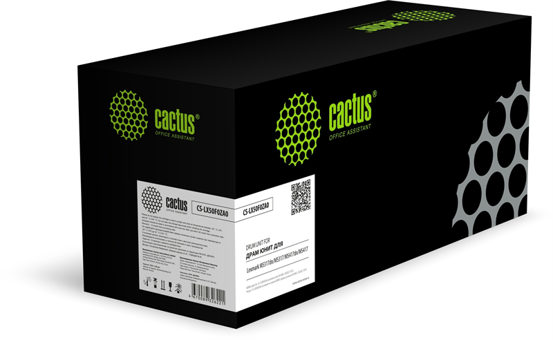 Блок фотобарабана Cactus CS-LX50F0ZA0 50F0ZA0/50F0Z00 ч/б:60000стр. для MX310/MS312/MS410/MX510/MS510/MS610/MX610/MX611/MS611 Lexmark Блок фотобарабана Cactus CS-LX50F0ZA0 50F0ZA0/50F0Z00 ч/б:60000стр. для MX310/MS312/MS410/MX510/MS510/MS610/MX610/MX611/MS611 Lexmark