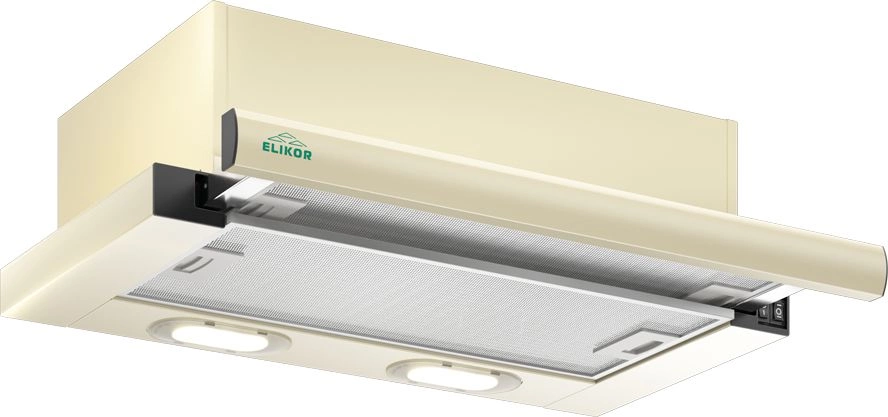 GOOD, Кухонная вытяжка ELIKOR Интегра 60П-400-В2Л топленое молоко/топл. молоко