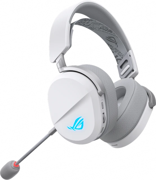 Гарнитура ASUS ROG PELTA, USB-C, 2.4GHz, Bluetooth, 309g, 20Hz~20kHz, RGB Lighting, White