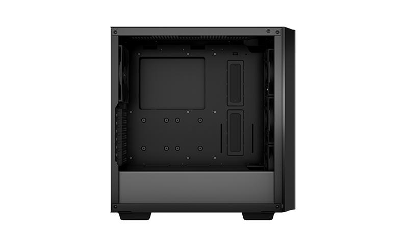 Корпус Deepcool CG560 без БП, боковое окно (закаленное стекло), 3xARGB LED 120мм вентилятора спереди и 1x140мм вентилятор сзади, черный, ATX