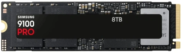 Твердотелльный накопитель SSD M.2 (PCI-E NVMe 2.0 Gen 5.0 x4) 8Tb Samsung 9100 PRO (R14800/W13400MB/s), 1year