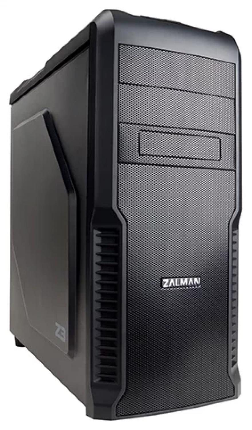 Корпус ZALMAN Z3 ICEBERG, ATX, BLACK, WINDOW, 5x3.5", 1x2.5", 2xUSB2.0, 1xUSB3.0, FRONT 1x120mm ARGB, REAR 1x120mm ARGB