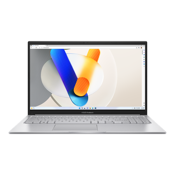 Ноутбук ASUS Vivobook 15 X1504VA-BQ895 Core 5 Processor 120U/DDR4 16GB/512Gb M.2 SSD /15.6" FHD IPS (1920 x 1080)/No OS/Cool Silver/1,7Kg/RU_EN_Keyboard/FingerPrint