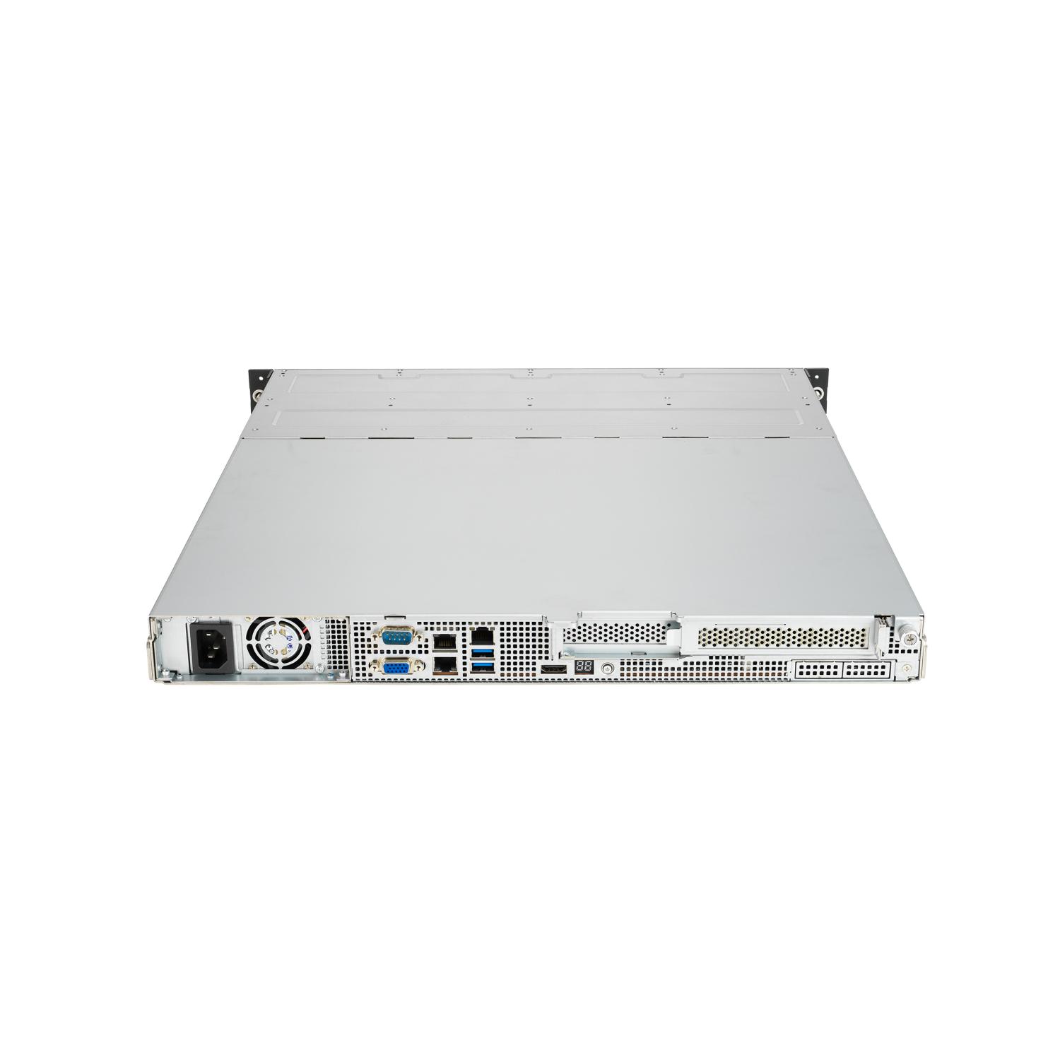 Серверная платформа ASUS RS300-E11-PS4 Rack 1U,1xSocket LGA 1200,4xUDIMM(3200/2933/2666),4xLFF SATA/SAS(upto2xNVMe),2x1GbE,1x350W,ASMB10-iKVM