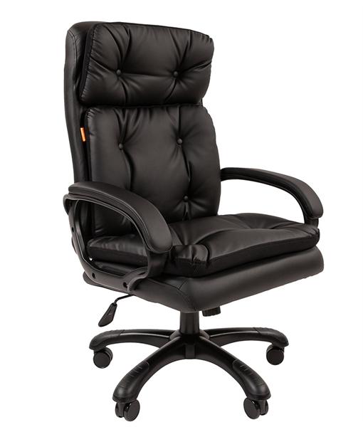 Кресло Офисное кресло Chairman 442 экопремиум черный (черный пластик)