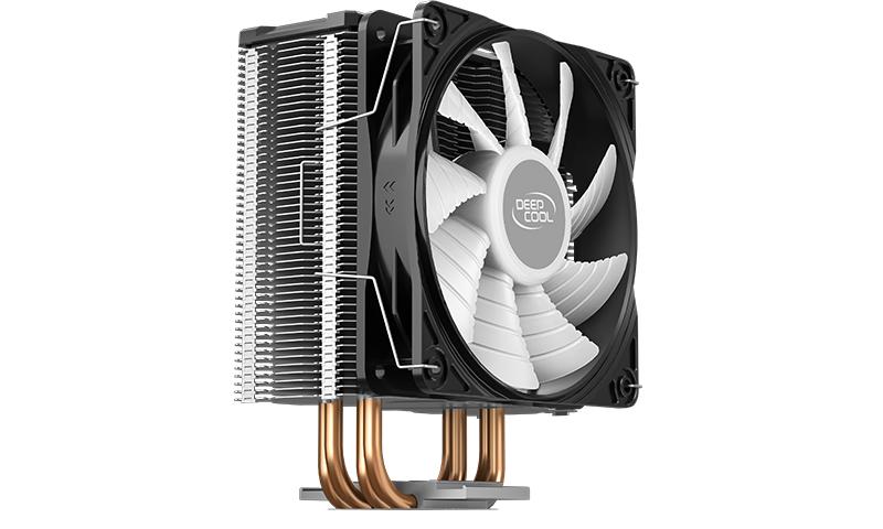 Кулер DEEPCOOL GAMMAXX GTE V2 LGA1366/115X/AM4/AM3/+/AM2/+/FM2/+/FM1 (12шт/кор, TDP 180Вт, PWM, RGB Fan 120mm, 4 тепл. трубки прямого контакта) RET