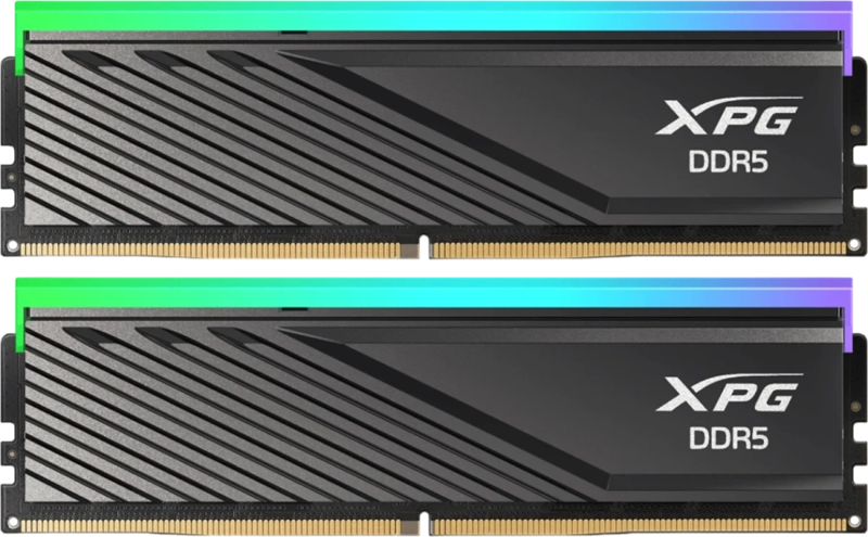 Оперативная память ADATA LANCER BLADE RGB DDR5 DIMM 32GB 6000MHz 2*16GB 48-48-48 1.25V BLACK DUAL TRAY