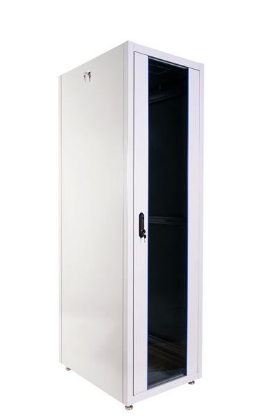  Шкаф телекоммуникационный напольный ЭКОНОМ 42U (800  1000) дверь стекло, дверь металл