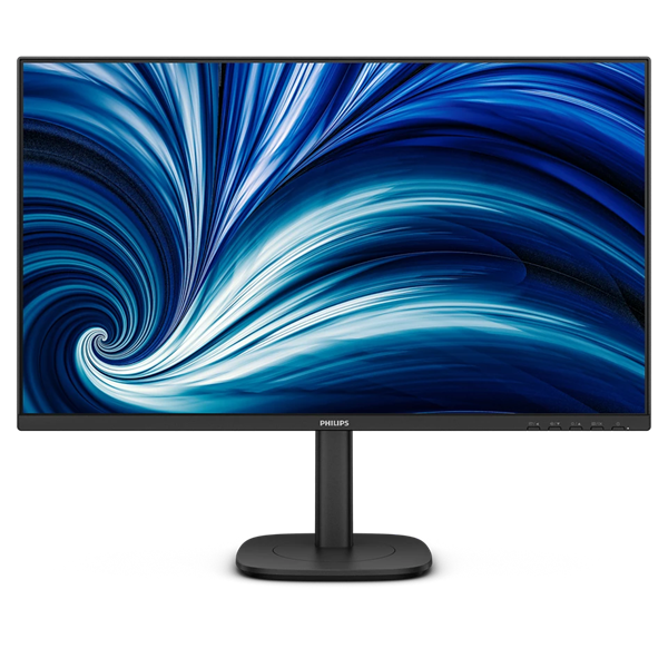 Мониторы 27" Philips 27B2N3500J 2560x1440, WLED, 16:9, IPS, 350cd, 4ms, 1300:1, 50M:1, 178/178, 2*HDMI, DP, USB Hub: 4*USB3.2, Speakers, 120Hz, Tilt, HAS, Swivel, Pivot, Internal, VESA, Black, 3y