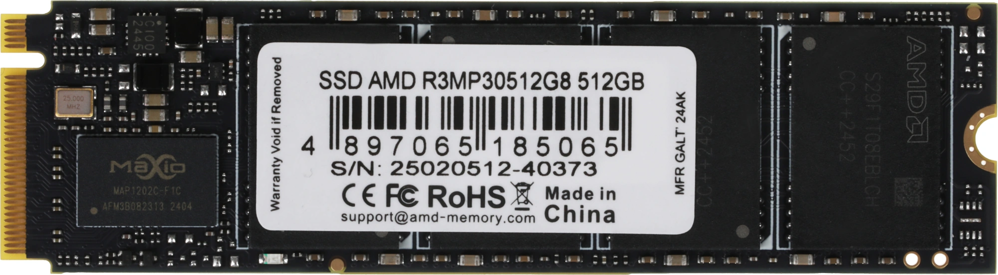 Твердотельный накопитель SSD AMD Radeon R3 Series M2.2280 512GB