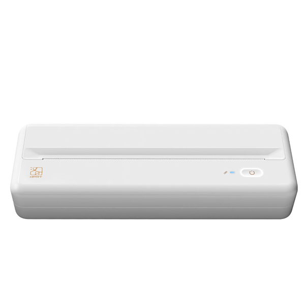 Мобильный принтер iDPRT MT810 Мобильный термопринтер, бумага A4 в рулоне, USB, BT, аккумулятор, белый с защитным чехлом
