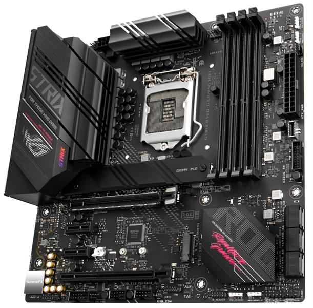 Материнская плата ASUS ROG STRIX B560-G GAMING WIFI, LGA1200, B560, 4*DDR4, HDMI+DP, CrossFireX, 6 x SATA 6Gb/s, Audio, Gb LAN, USB 3.2*9, USB 2.0*5, COM*1 header (w/o cable), mATX ; 90MB1750-M0EAY0