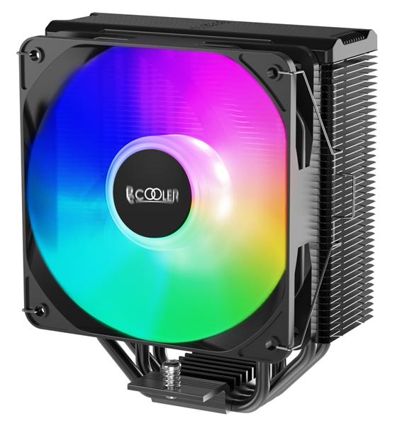 Кулер для процессора PCCooler Paladin EX400S S115X/1200/1700/AM4 (24 шт/кор, TDP 180W, 120mm PWM LED FAN, 4 тепловые трубки 6мм, 800-1800RPM, 28,6dBa)