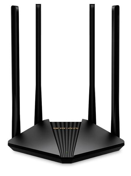  MERCUSYS AC1200 Двухдиапазонный гигабитный Wi-Fi роутер, до 300 Мбит/с на 2,4 ГГц + до 867 Мбит/с на 5 ГГц, 4 фиксированные внешние антенны, 2 гигабитных порта LAN, 1 гигабитный порт WAN